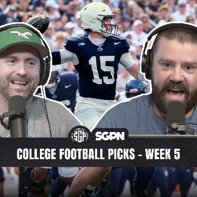 College Football Picks Week 5 | Sports Gambling Podcast (Ep. 2387)