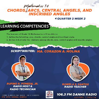 Math 10 - Chords, Arcs, Central Angels, and Inscribed Angles