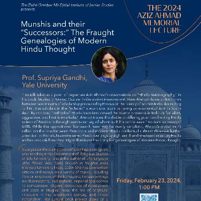 Supriya Gandhi: Munshis and their “Successors”