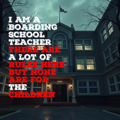 I am a Boarding School teacher. There are a lot of rules here but none are for the children. | Reddit Creepypasta