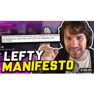 Destiny's Anti-Lefty Arc Continues... Destiny's Anti-Lefty Arc Continues...