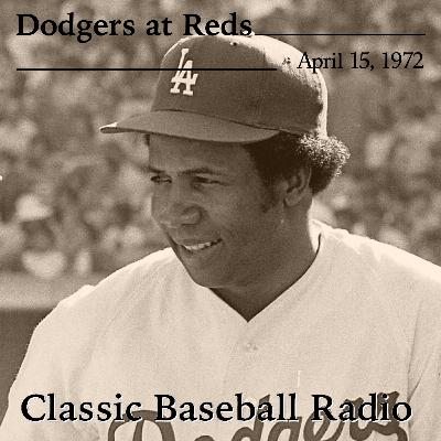 Celebrating Frank Robinson, Dodgers at Reds, April 15, 1972