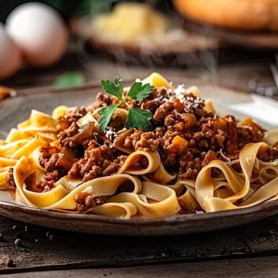 Tagliatelle met ragu