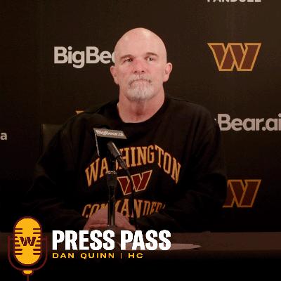 HC Dan Quinn | December 10, 2025 | Press Pass | Washington Commanders | NFL HC Dan Quinn | December 10, 2025 | Press Pass | Washington Commanders | NFL