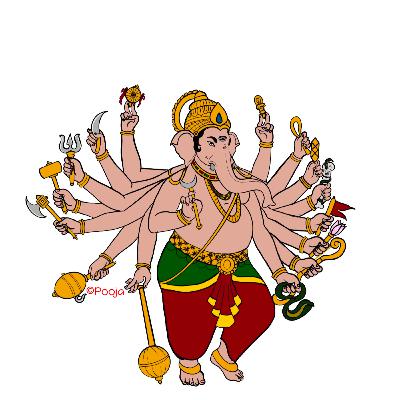 Veera Ganapati: The Courageous Ganesha & Story of Bravery