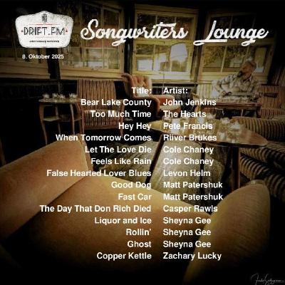Songwriters Lounge vom 8. Oktober 2025