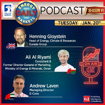 PODCAST: Daily Energy Markets - Jan. 20th PODCAST: Daily Energy Markets - Jan. 20th