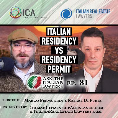 Moving to Italy: Residency in Italy vs Residency Permit