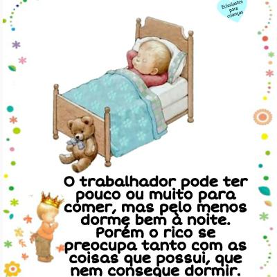 Eclesiastes para Crianças # Capítulo 05