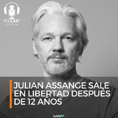 Julian Assange sale en libertad después de 12 años