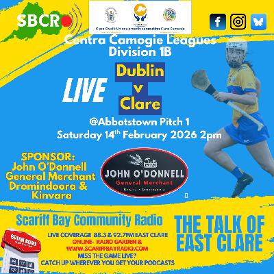 Dublin v Clare - Match Sponsor - John O’Donnell General Merchant, Dromindoora and Kinvara.