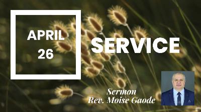 April 26 Service April 26 Service