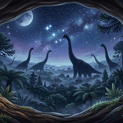 [SLEEP Episode] Jurassic Journey | The High Canopy Hollow (Prehistoric Sleep Story for kids)