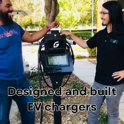 Jatomis Stevenson who built an EV charger company