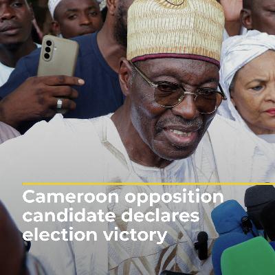 Opposition candidate declares victory in Cameroon election | AJ #shorts