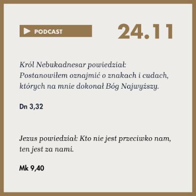 Poranek ze Słowem na 24 listopada 2025