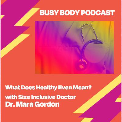 What does Healthy even mean? What does Healthy even mean?