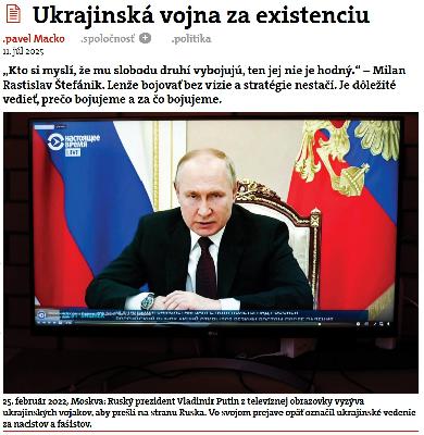 Ukrajinská vojna za existenciu