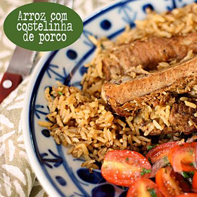 ARROZ COM COSTELINHA DE PORCO ARROZ COM COSTELINHA DE PORCO