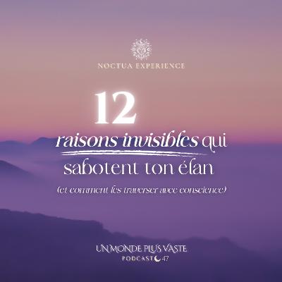 12 raisons invisibles qui sabotent ton élan (et comment les traverser avec conscience)