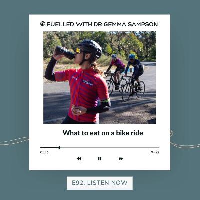 92. What to eat on a bike ride