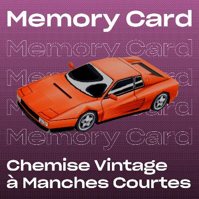 [Memory Card] – Chemise Vintage à Manches Courtes