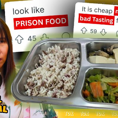 Principal addresses CATERED CANTEEN FOOD BACKLASH!