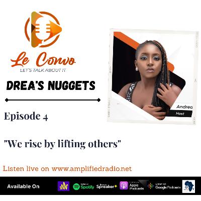 "We Rise By Lifting Others" "We Rise By Lifting Others"