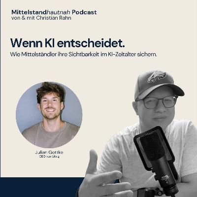 Wenn KI entscheidet. - Wie Mittelständler ihre Sichtbarkeit im KI-Zeitalter sichern. Wenn KI entscheidet. - Wie Mittelständler ihre Sichtbarkeit im KI-Zeitalter sichern.