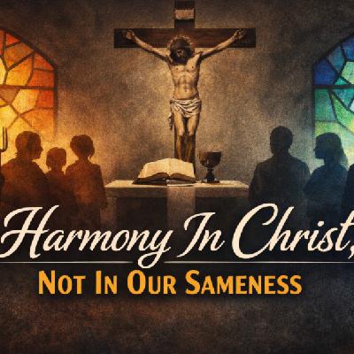 Harmony In Christ, Not In Our Sameness Harmony In Christ, Not In Our Sameness