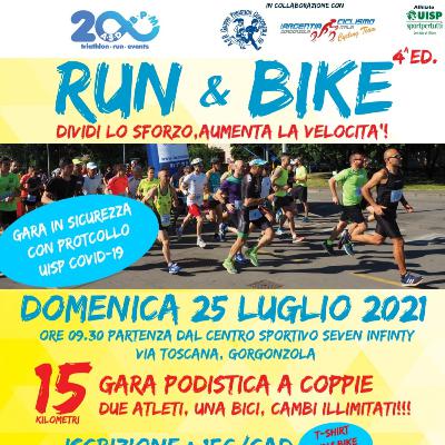 #GorgoRadioLive - Run&Bike - 4° Edizione Run&Bike – 25 Luglio 2021 #GorgoRadioLive - Run&Bike - 4° Edizione Run&Bike – 25 Luglio 2021
