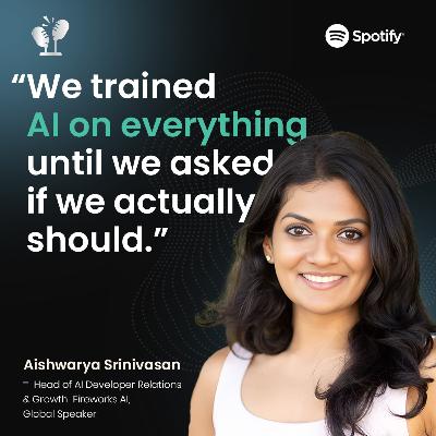 #52 How Responsible AI Is Being Built Inside Real Companies ft. Aishwarya Srinivasan (Fireflies AI, ex-Google, IBM, Microsoft) #52 How Responsible AI Is Being Built Inside Real Companies ft. Aishwarya Srinivasan (Fireflies AI, ex-Google, IBM, Microsoft)
