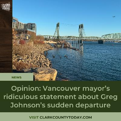 Opinion: Vancouver mayor’s ridiculous statement about Greg Johnson’s sudden departure Opinion: Vancouver mayor’s ridiculous statement about Greg Johnson’s sudden departure
