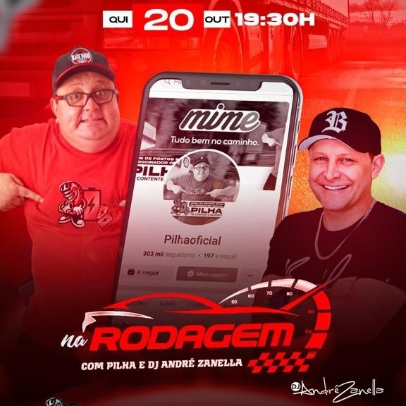 NA RODAGEM VOLUME 52 - PILHA E DJ ANDRE ZANELLA episode artwork