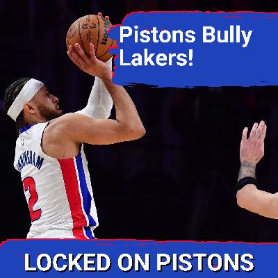 DOMINATED: Detroit Pistons BENCH Explodes as Cade Cunningham Outshines LeBron James’ Lakers