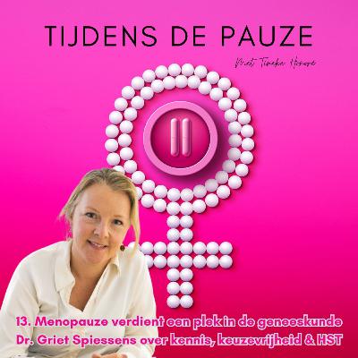 13. Dr. Griet Spiessens over kennis, keuzevrijheid en HST - Menopauze verdient een plaats in de geneeskunde -