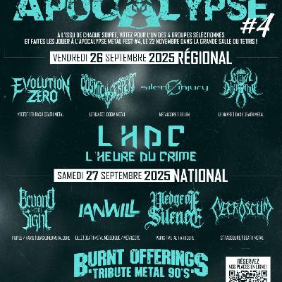 Metal Decadence - 25 septembre 2025 - Tremplin Apocalypse Metal Decadence - 25 septembre 2025 - Tremplin Apocalypse