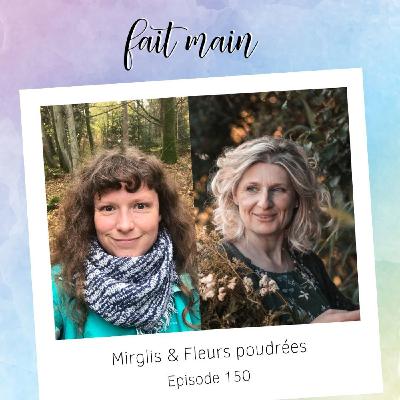 #150 Mirglis & Fleurs poudrées - aquarelle et émerveillement