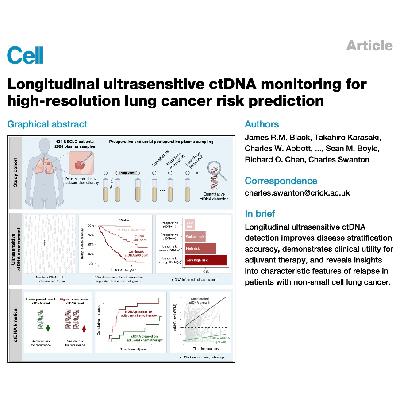291-Prognostic ctDNA Monitoring in Resectable NSCLC 291-Prognostic ctDNA Monitoring in Resectable NSCLC