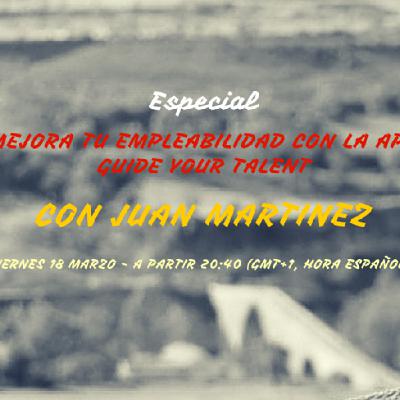 Interconexiona 18/03/2016 Mejora tu empleabilidad con la app GUIDE YOUR TALENT Interconexiona 18/03/2016 Mejora tu empleabilidad con la app GUIDE YOUR TALENT