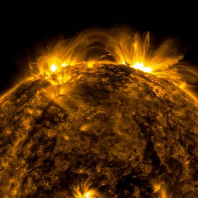 Energiereiche Ausbrüche erhöhen das Sonnensturmrisiko