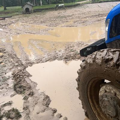 Morador de Vargem Grande enfrenta dificuldades de acesso à propriedade rural