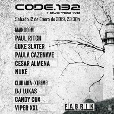 Paula Cazenave @ Code 132 Fabrik (Madrid) // 12-01-19