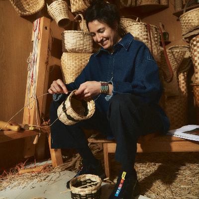 Biopolymer fibre in basketry: An interview with Paula Camiña about Co-Obradoiro Galego