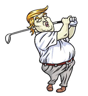 "YOU GIVE GOLF A BAD NAME" by Loose Bruce Kerr, parody on Trump per Bon Jovi hit