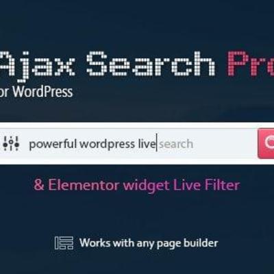 Nulled Ajax Search Pro – Best Live WordPress Search & Filter Plugin