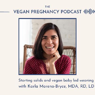 Starting solids and vegan baby led weaning