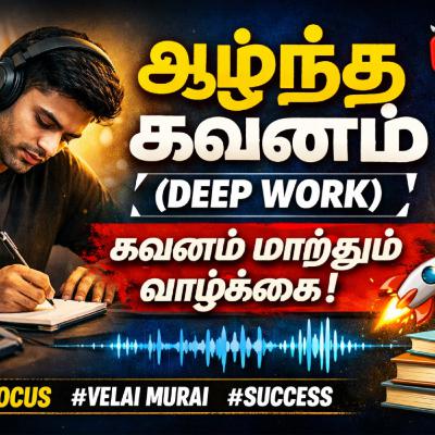 DEEP WORK MODE 💪 IN TAMIL| FOCUS LIKE PRO 👍| NO DISTRACTION | EASY WAY TO GET FOCUS AND WIN
