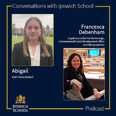 Legal Counsellor at the British Embassy in Washington and former student, Frankie Debenham
