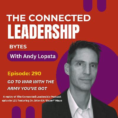 Go to War With the Army You've Got With Dr. Brian EA “Beam” Maue Go to War With the Army You've Got With Dr. Brian EA “Beam” Maue